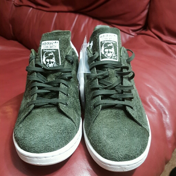NWT ADIDAS STAN SMITH SUEDE TRAINERS - Picture 2 of 6